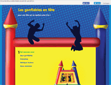 Tablet Screenshot of lesgonflablesenfete.com